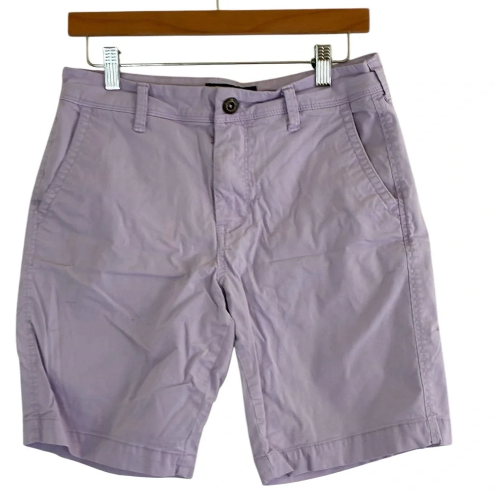 Aeropostale | Purple cotton flat front casual shorts